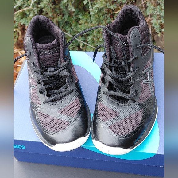 ASICS Men's Netburner Ballistic FlyteFoam Mid Top Volleyball Shoes New - Picture 4 of 8